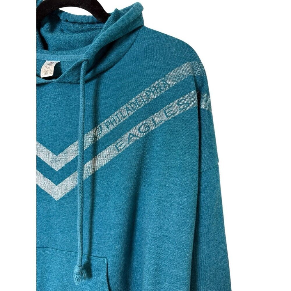 NFL Philadelphia Eagles Women's Midnight Green Sleepwear Hoodie Size XLarge - Picture 3 of 7